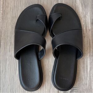 Vince 8.5 Lukas Leather Sandal Black